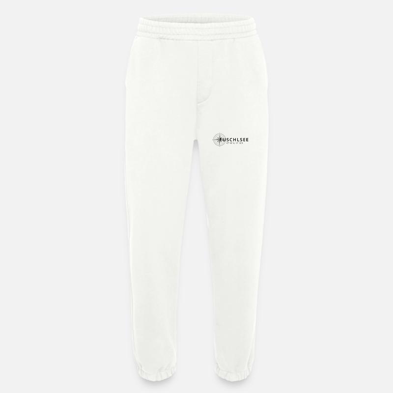 Fuschlsee Kompass Design - Heavyweight Jogginghose - made by SPREAD  - OFF WHITE