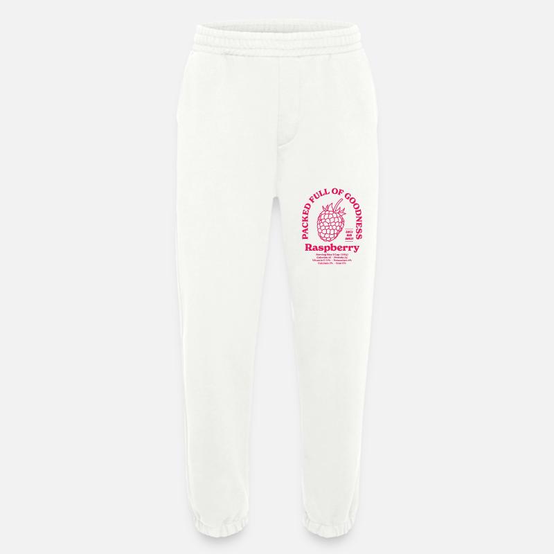 Raspberry Nutritional - Heavyweight Jogging Pants - made by SPREAD  - OFF WHITE