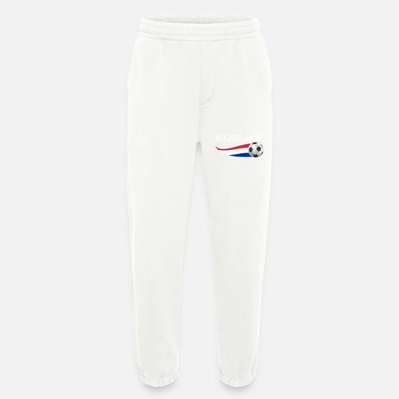 Pays-Bas Pays-Bas - Pantalon de jogging bio épais fabriqué en UE - OFF WHITE