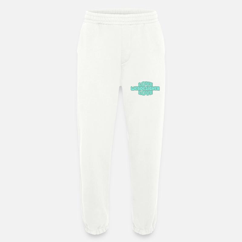 Spruch Webdesigner - Heavyweight Jogginghose - made by SPREAD  - OFF WHITE