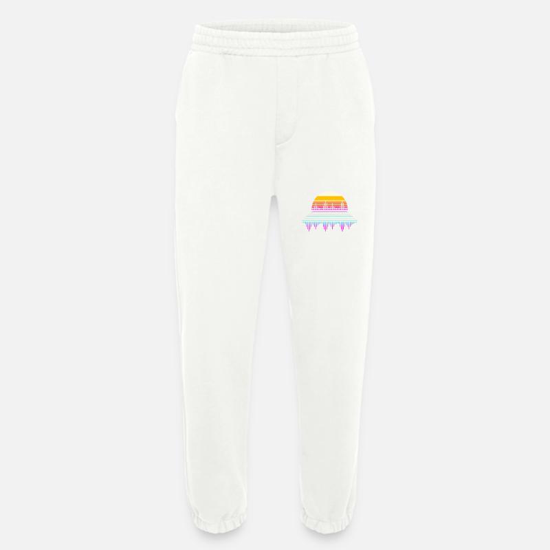 Djing Label Keyboard DJ - Heavyweight Jogginghose - made by SPREAD  - OFF WHITE