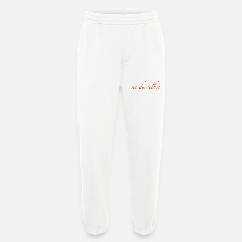 sei du selbst - Heavyweight Jogginghose - made by SPREAD  - OFF WHITE