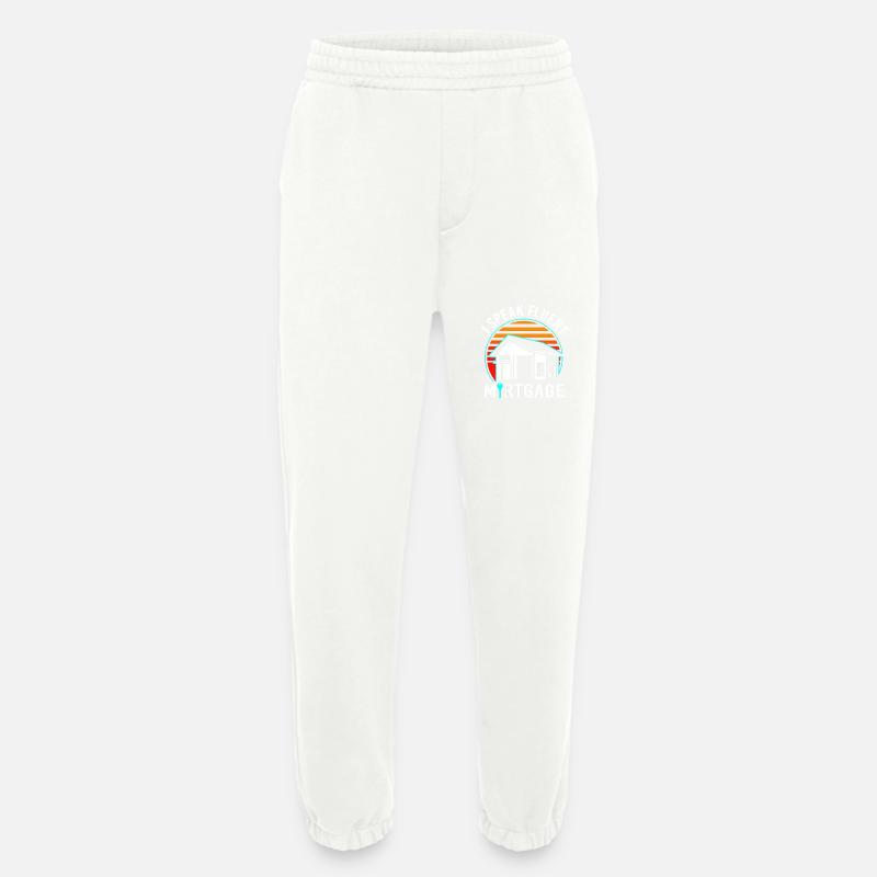 Eigentumswohnung Schulden Hypothek - Heavyweight Jogginghose - made by SPREAD  - OFF WHITE