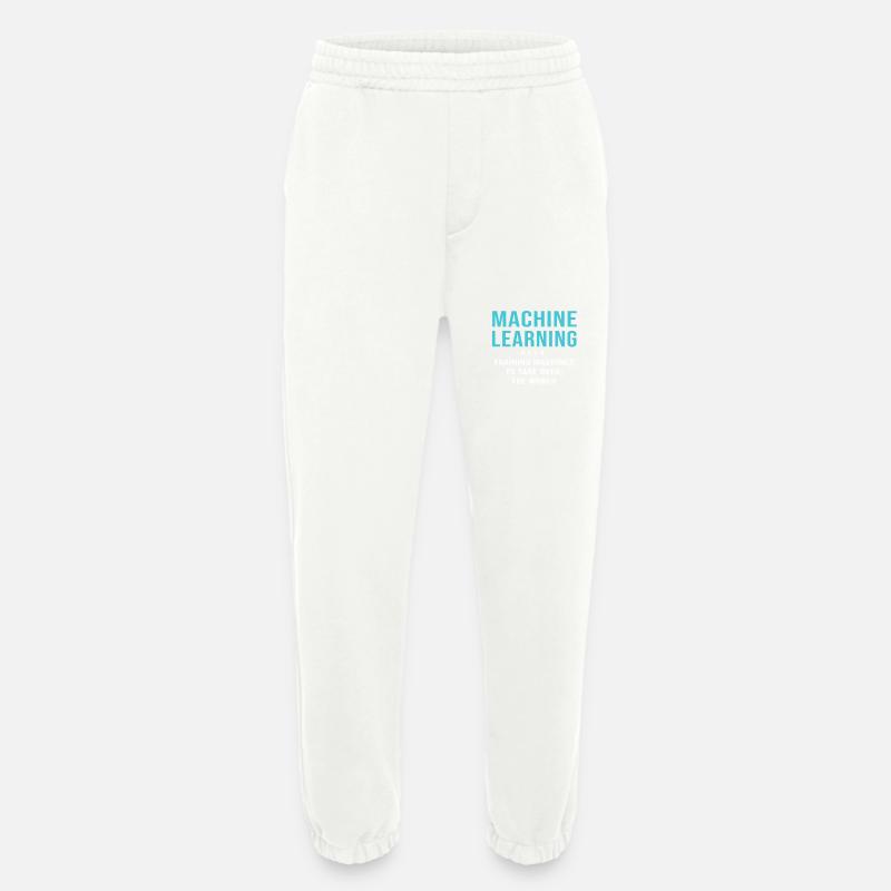 GPT Programmer Coder - Heavyweight Jogging Pants - made by SPREAD  - OFF WHITE