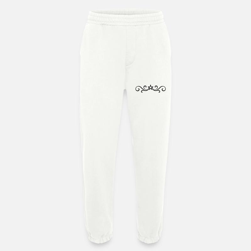 Ornament Element Linie - Heavyweight Jogginghose - made by SPREAD  - OFF WHITE
