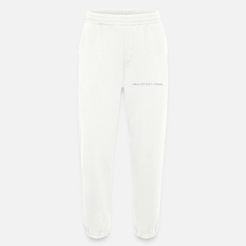 Programmer Nerd IT Joke Developer Home - Heavyweight Jogging Pants - made by SPREAD  - OFF WHITE