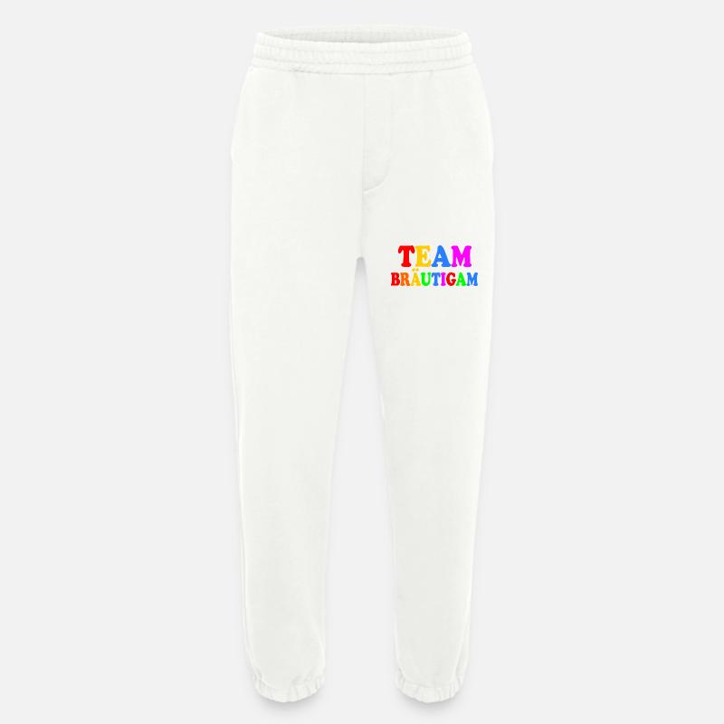 Team bräutigam - Heavyweight Jogginghose - made by SPREAD  - OFF WHITE