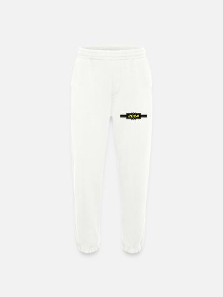 Année 2024 - Pantalon de jogging bio épais fabriqué en UE - OFF WHITE
