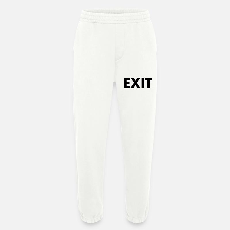 Exit - Heavyweight Jogginghose - made by SPREAD  - OFF WHITE