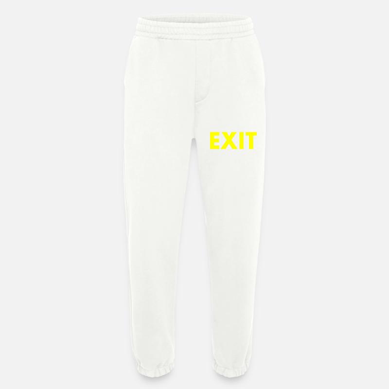Exit - Heavyweight Jogging Pants - made by SPREAD  - OFF WHITE