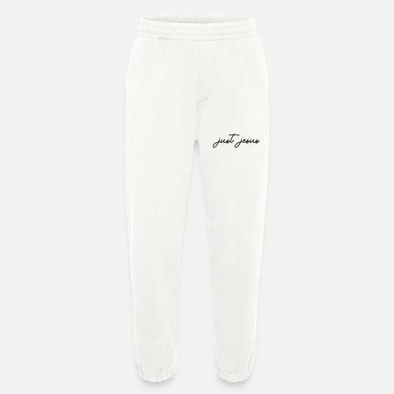 just jesus - Heavyweight Jogginghose - made by SPREAD  - OFF WHITE