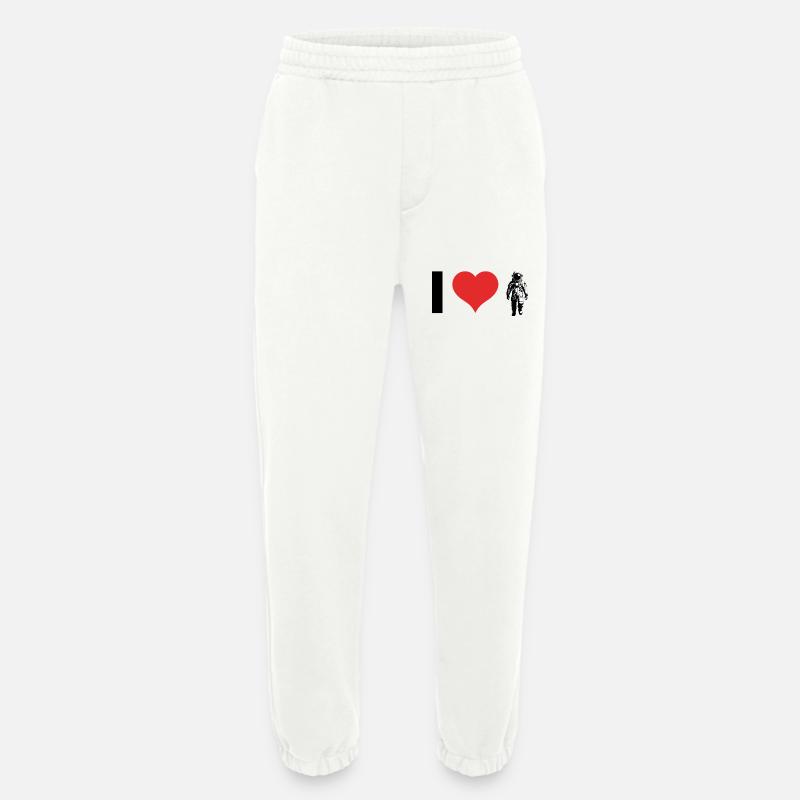 I love Astronauts - Heavyweight Jogginghose - made by SPREAD  - OFF WHITE