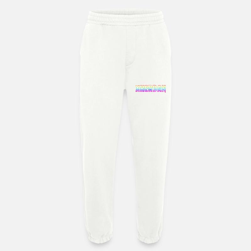 xherdan rs rainbow - Heavyweight Jogging Pants - made by SPREAD  - OFF WHITE