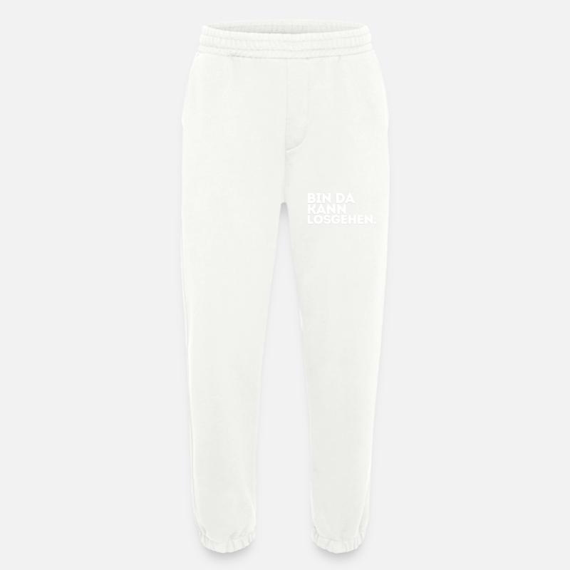 I'm there we can start! - Heavyweight Jogging Pants - made by SPREAD - OFF WHITE