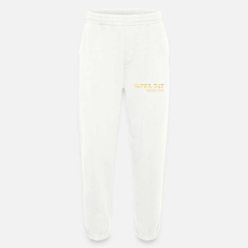 Super Dad since 2021 - Heavyweight Jogginghose - made by SPREAD  - OFF WHITE