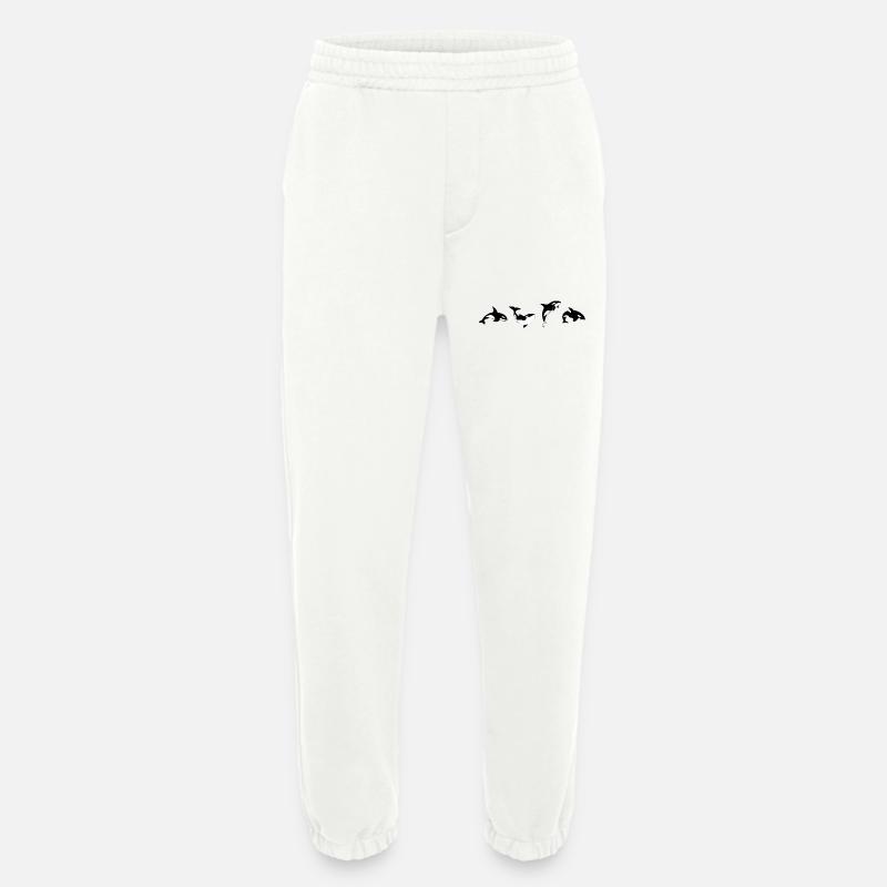 Orca Positions - Geschenkidee - Heavyweight Jogginghose - made by SPREAD - OFF WHITE