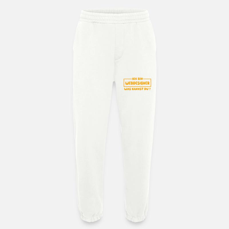 Webdesigner als Beruf - Heavyweight Jogginghose - made by SPREAD  - OFF WHITE