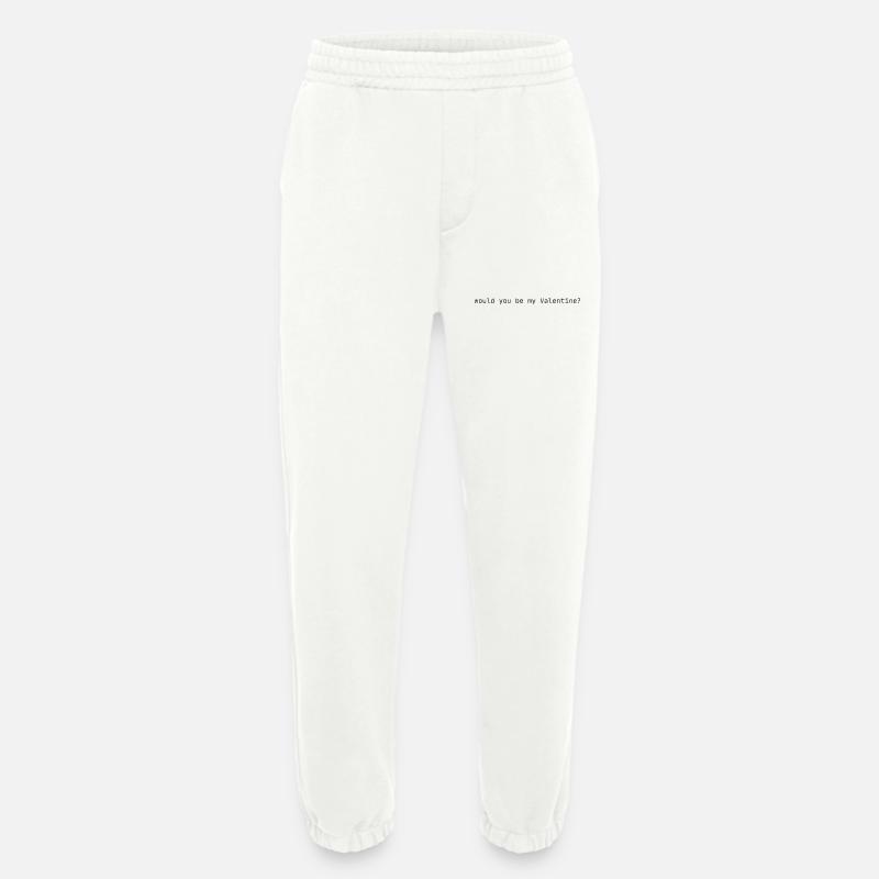 Willst du mein Valentin sein? - Heavyweight Jogginghose - made by SPREAD  - OFF WHITE