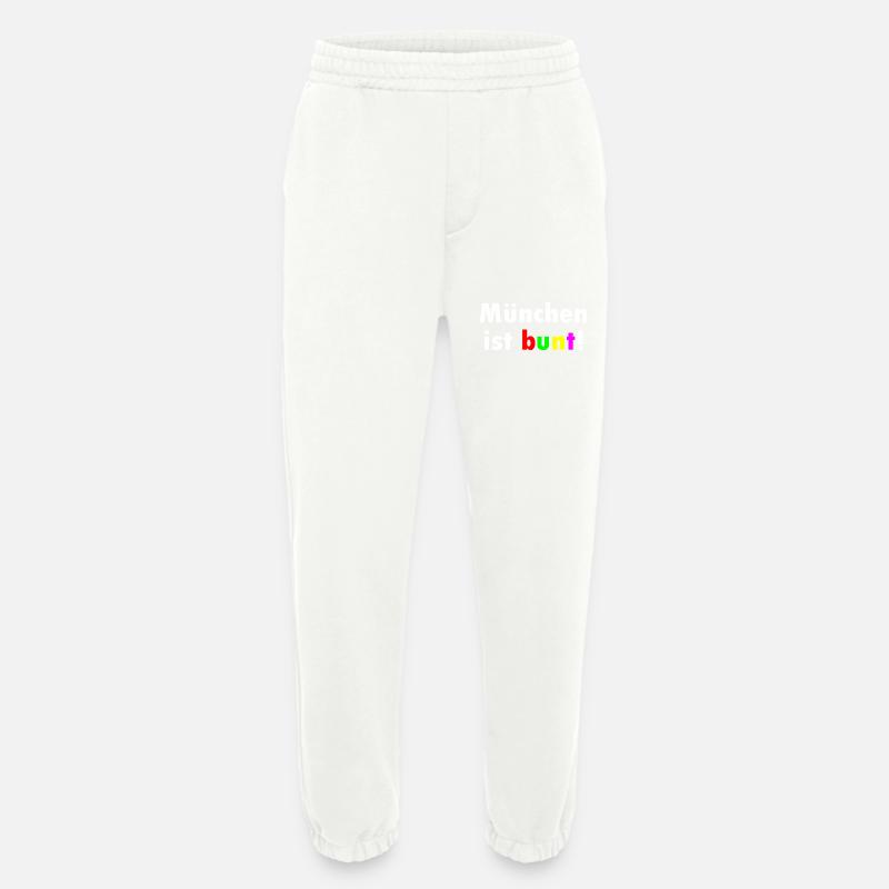 München ist bunt - Heavyweight Jogginghose - made by SPREAD  - OFF WHITE