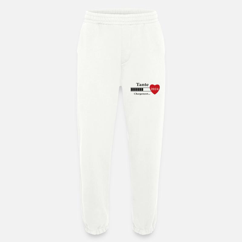 Aunt - Future Aunt Loading - Heavyweight Jogging Pants - made by SPREAD  - OFF WHITE
