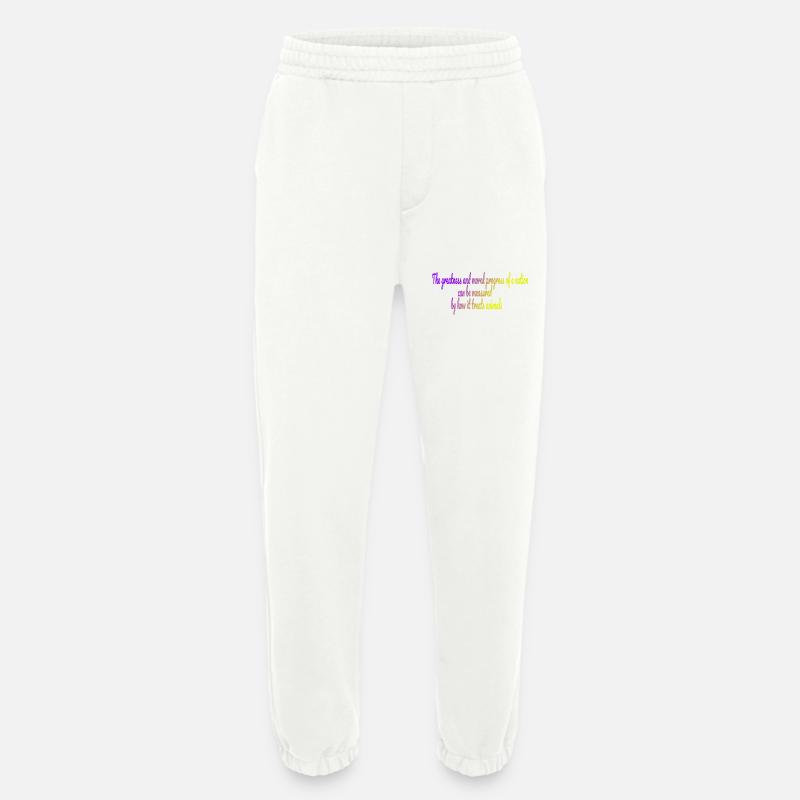 Die Größe einer Nation - Heavyweight Jogginghose - made by SPREAD  - OFF WHITE