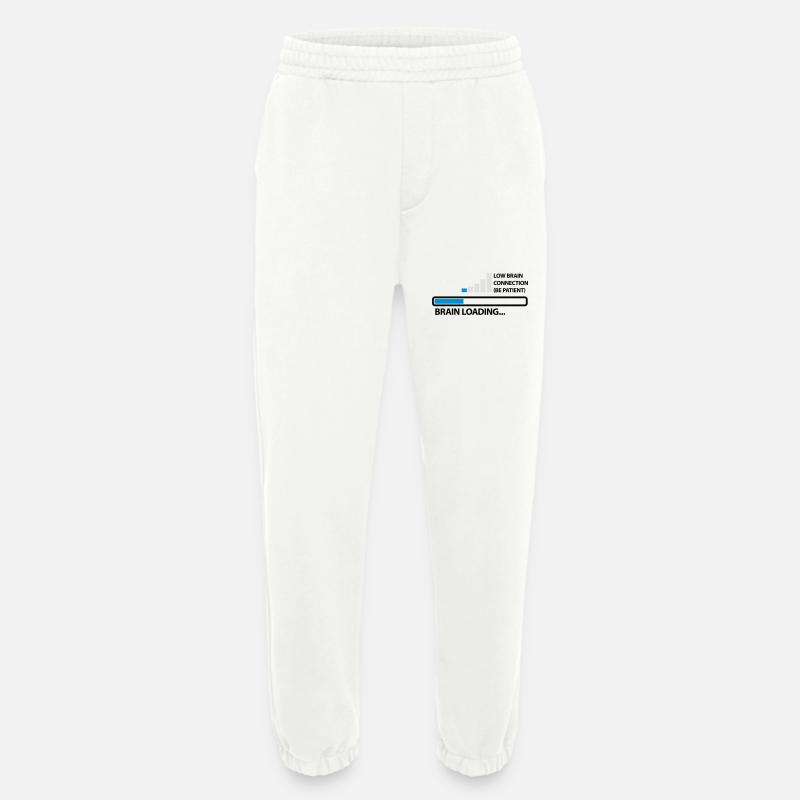 low_brain_connetion_loading_3c - Heavyweight Jogginghose - made by SPREAD  - OFF WHITE