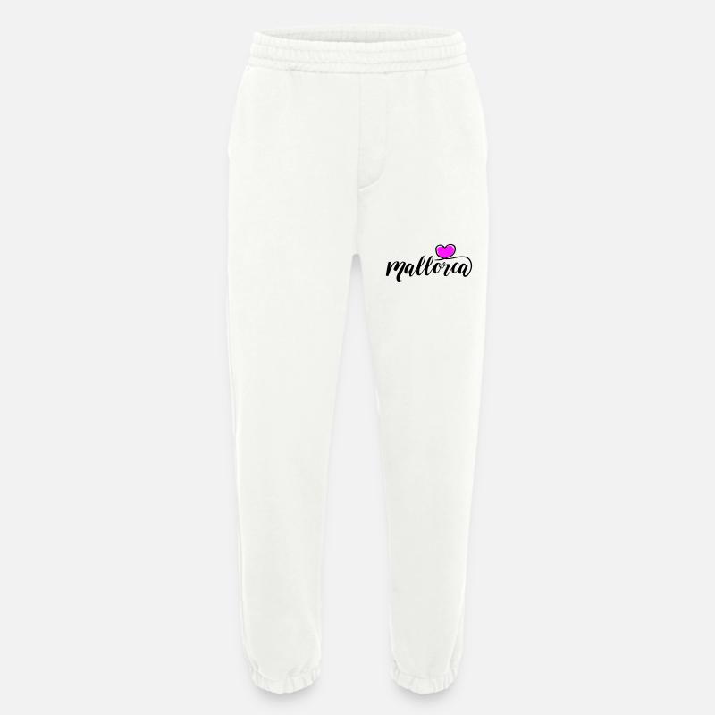 Mallorca Herz - Heavyweight Jogginghose - made by SPREAD  - OFF WHITE