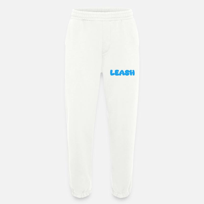 Leash Name Blue - Heavyweight Jogging Pants - made by SPREAD  - OFF WHITE