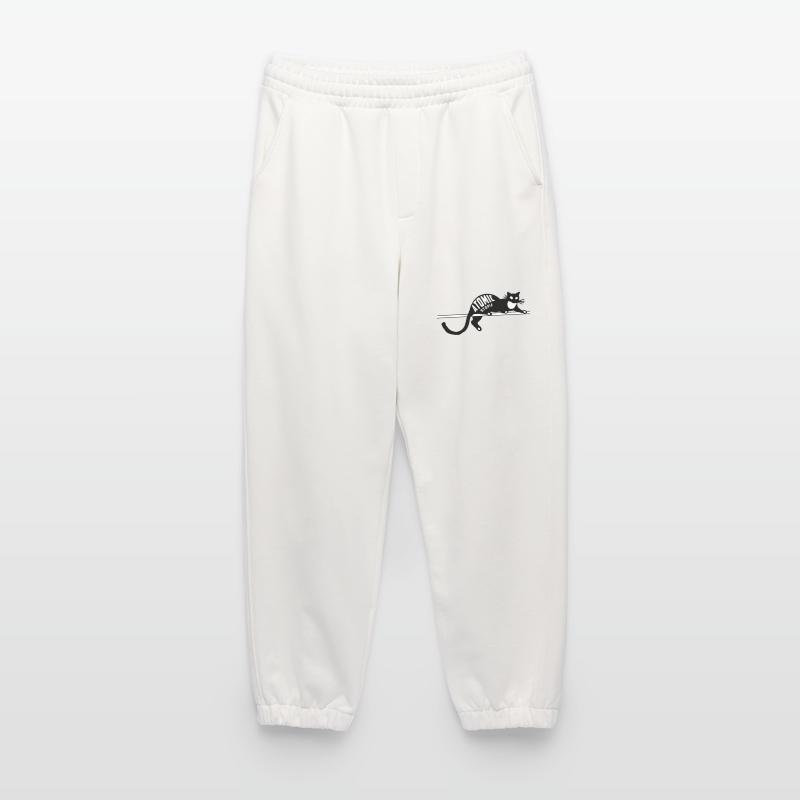 Atomic Utopia - Cat Heavyweight Jogging Pants - made by SPREAD 
