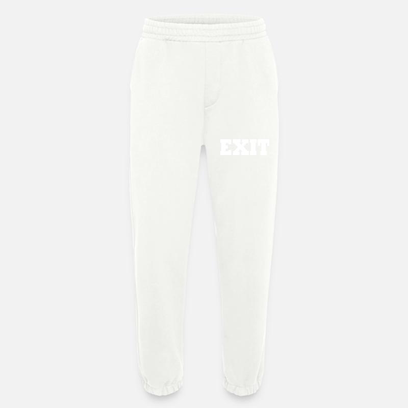 Exit - Heavyweight Jogging Pants - made by SPREAD  - OFF WHITE