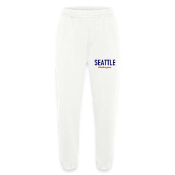 Seattle - Washington - États-Unis - États-Unis - Pantalon de jogging bio épais fabriqué en UE - OFF WHITE - Devant