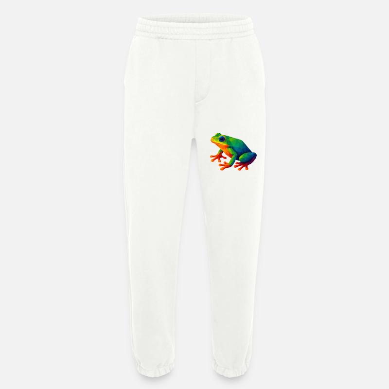 WPAP Stil Tiere - Laubfrosch - Heavyweight Jogginghose - made by SPREAD  - OFF WHITE