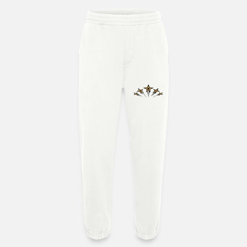 flying_stars - Heavyweight Jogginghose - made by SPREAD  - OFF WHITE