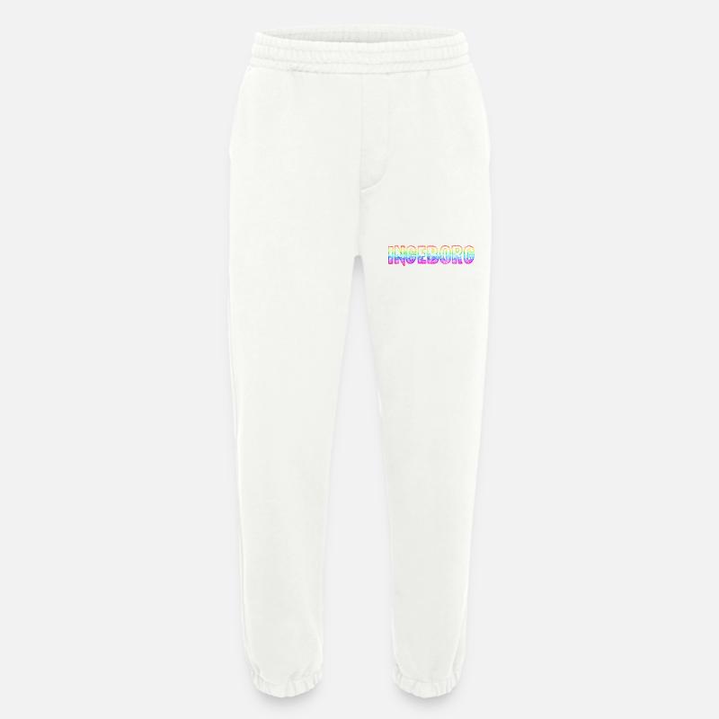 ingeborg rs regenbogen - Heavyweight Jogginghose - made by SPREAD  - OFF WHITE