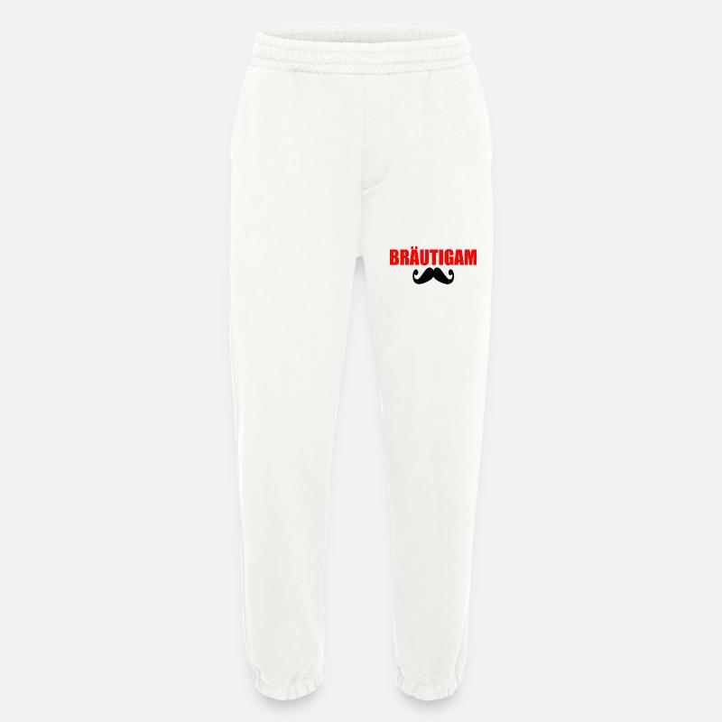 Bräutigam - Heavyweight Jogginghose - made by SPREAD  - OFF WHITE