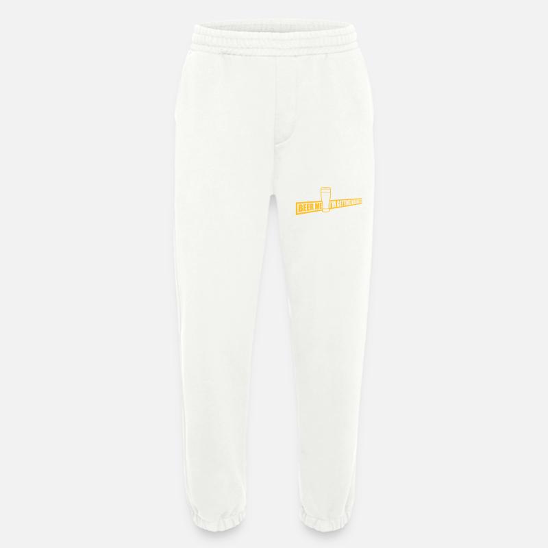 Beer Me Getting Married - Heavyweight Jogginghose - made by SPREAD  - OFF WHITE