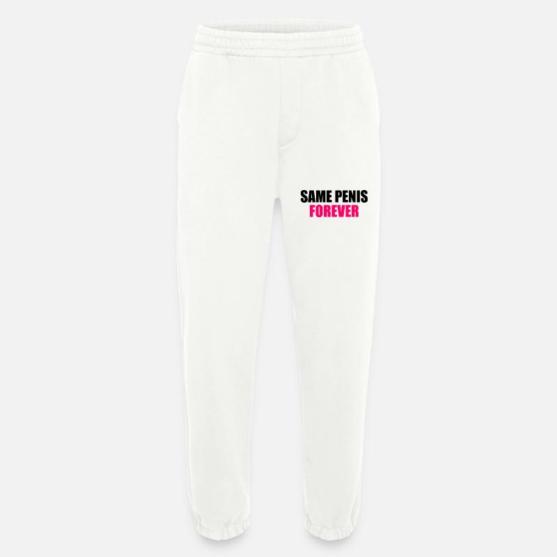 Same penis forever - Heavyweight Jogging Pants - made by SPREAD  - OFF WHITE