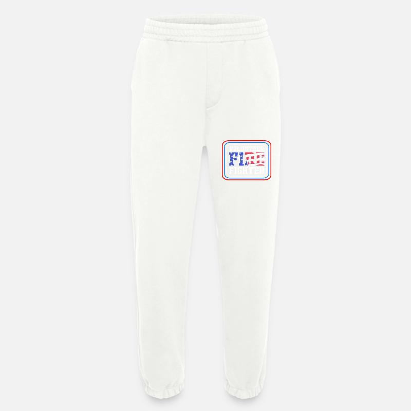 Pompier Pompier - Pantalon de jogging bio épais fabriqué en UE - OFF WHITE