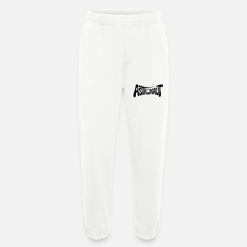 Astronaut - Cool Astonomy Logo - Heavyweight Jogging Pants - made by SPREAD  - OFF WHITE