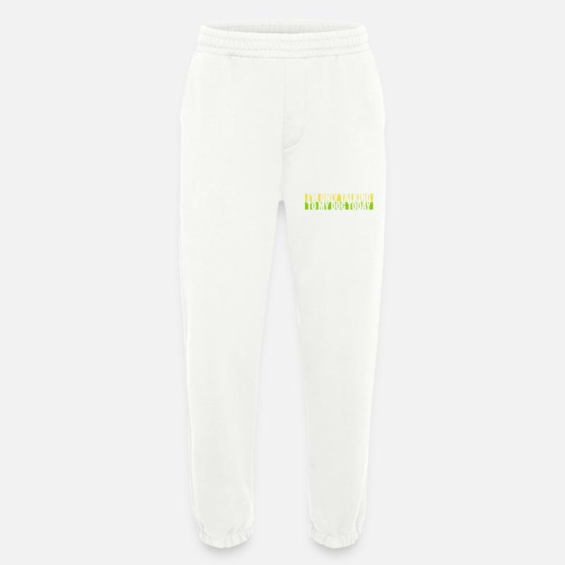 only talking to dog - Heavyweight Jogginghose - made by SPREAD  - OFF WHITE