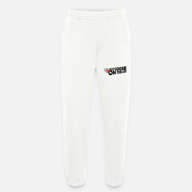 goose on the loose - Heavyweight Jogging Pants - made by SPREAD  - OFF WHITE