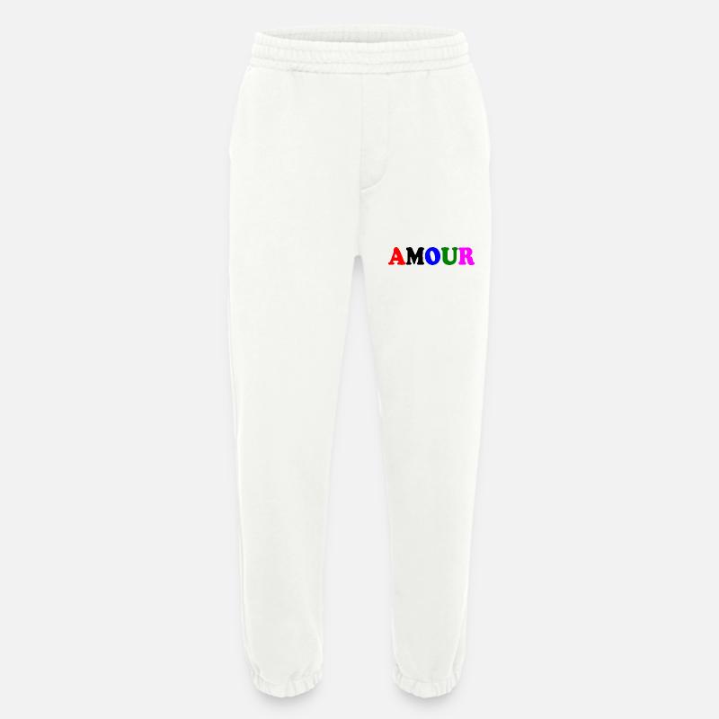Amour - Heavyweight Jogginghose - made by SPREAD  - OFF WHITE