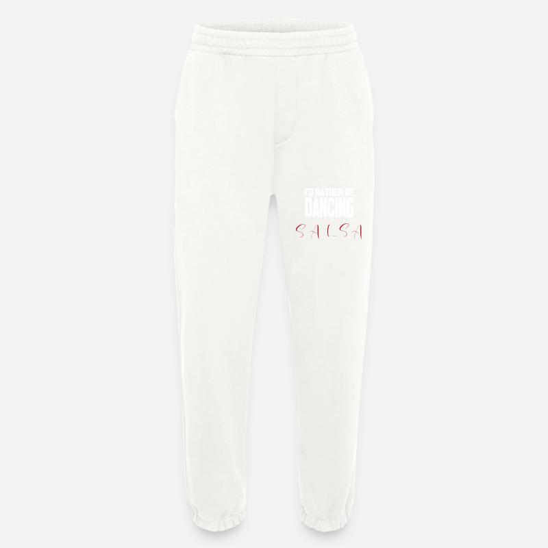 Danseuse de salsa Danseuse - Pantalon de jogging bio épais fabriqué en UE - OFF WHITE