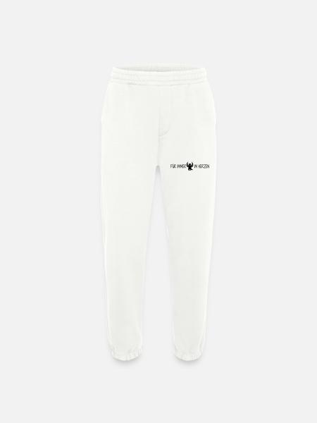 Forever in the heart - Heavyweight Jogging Pants - made by SPREAD  - OFF WHITE