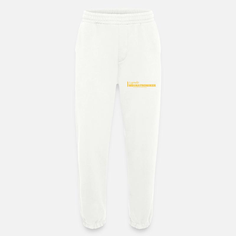 Occupation Mechatronics Technician - Heavyweight Jogging Pants - made by SPREAD  - OFF WHITE