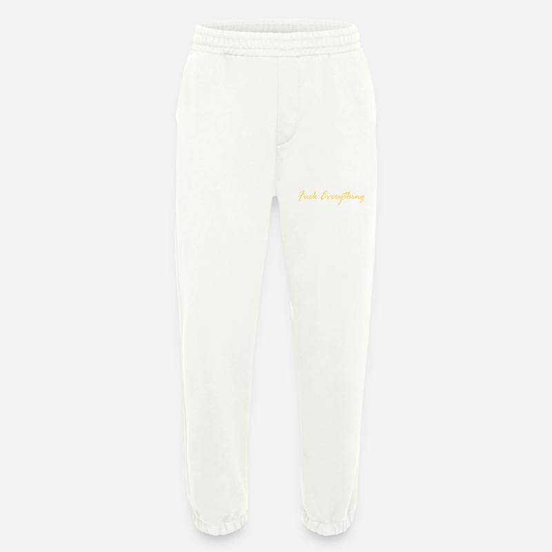 SCHEISS AUF ALLES - Heavyweight Jogginghose - made by SPREAD - OFF WHITE