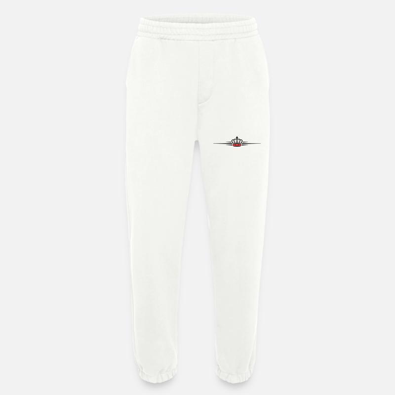 Krone Symbolik - Heavyweight Jogginghose - made by SPREAD  - OFF WHITE