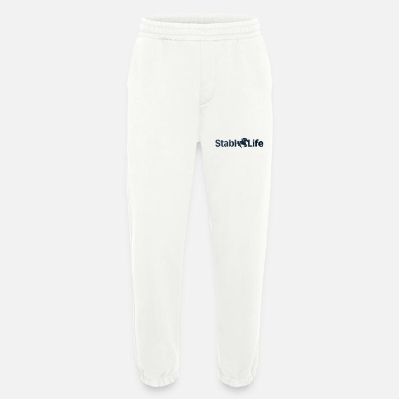 PFERD, STALLLEBEN - Heavyweight Jogginghose - made by SPREAD  - OFF WHITE