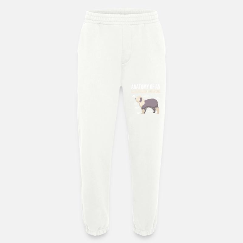 Englischer Schäferhund - Heavyweight Jogginghose - made by SPREAD  - OFF WHITE