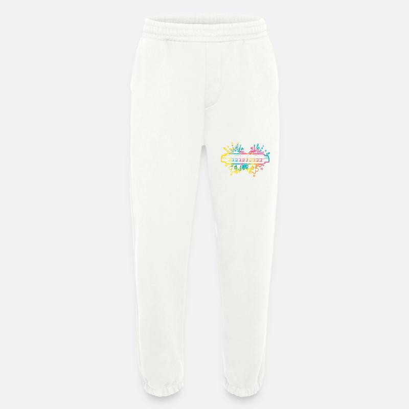 Harmonica Harmonica - Heavyweight Jogging Pants - made by SPREAD  - OFF WHITE